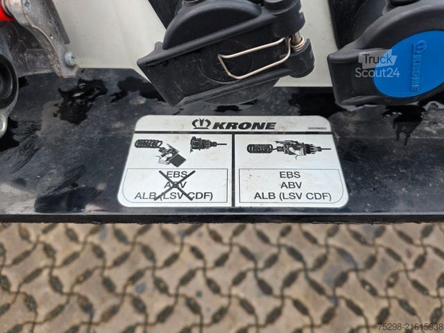Swap body semitrailer KRONE SD / Liftachse / Teleskop / 11.908 - 13.403 mm