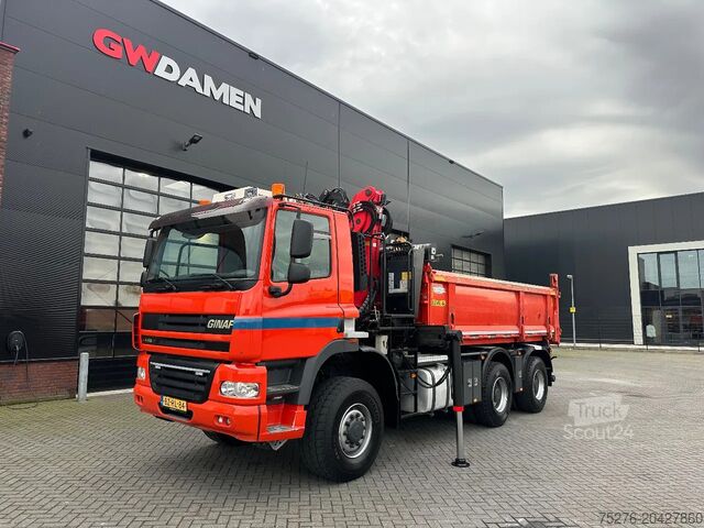 3-stranski nakladalnik Ginaf X 3335 S 6x6 3 zijdigge Kipper /Z-kraan Euro 5