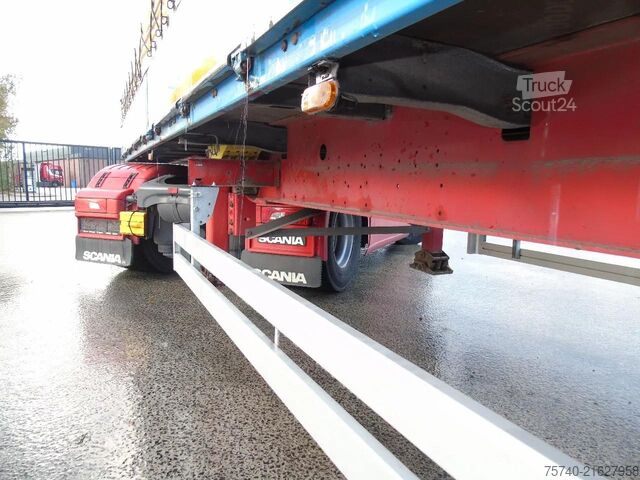 Huifzeil Schmitz Cargobull 3 AXLE SAF + DHOLLANDIA LOADLIFT + SLIDING ROOF