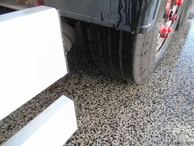 Huifzeil Schmitz Cargobull 3 AXLE SAF + DHOLLANDIA LOADLIFT + SLIDING ROOF