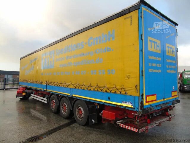 Huifzeil Schmitz Cargobull 3 AXLE SAF + DHOLLANDIA LOADLIFT + SLIDING ROOF