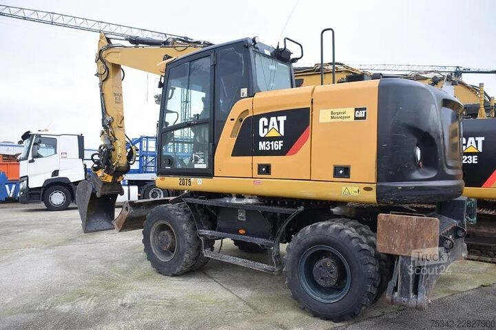 Колісний екскаватор Caterpillar M316F - mobile excavator - Tilrotator Engcon