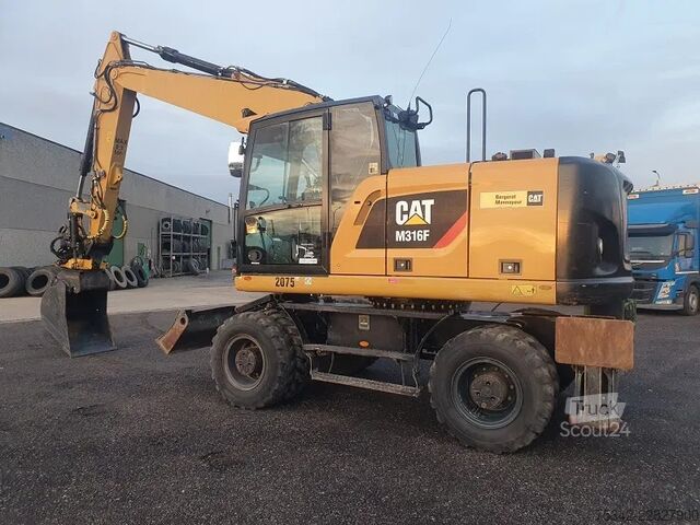 Колісний екскаватор Caterpillar M316F - mobile excavator - Tilrotator Engcon