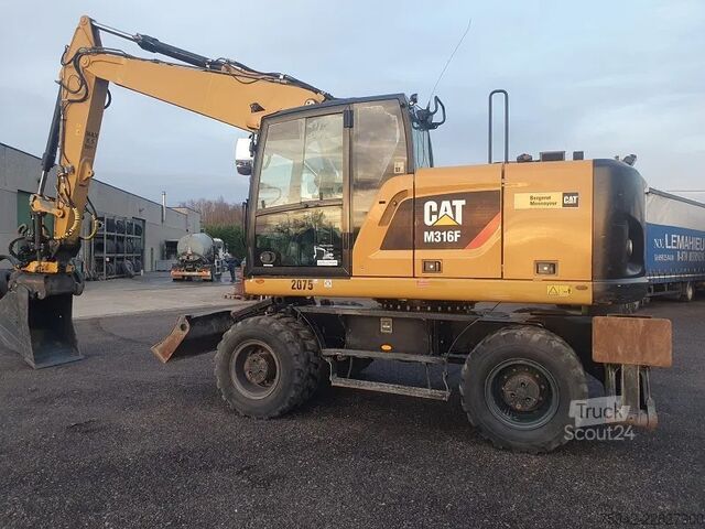 Колісний екскаватор Caterpillar M316F - mobile excavator - Tilrotator Engcon