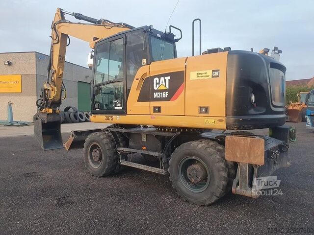 Колісний екскаватор Caterpillar M316F - mobile excavator - Tilrotator Engcon