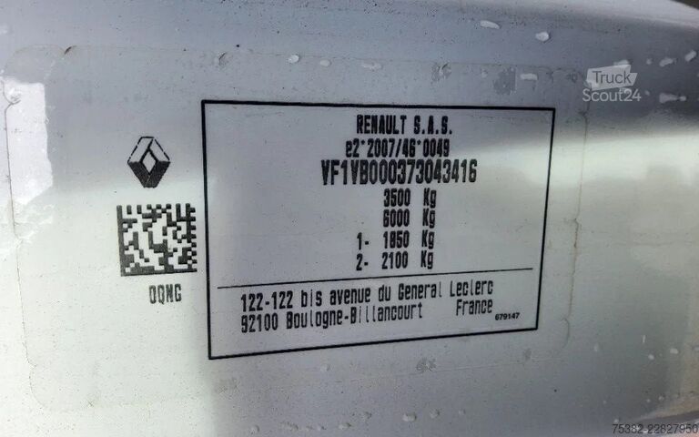 куфар Renault MASTER 165.35 - V-38-NBT -  LAADBAK-LAADKLEP - ...