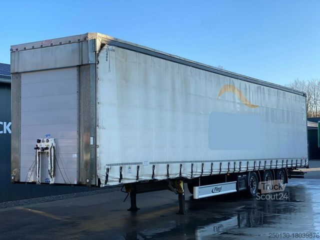 Auflieger mit Pritsche & Plane FLIEGL SDS Mega mit Edscha & Liftachse