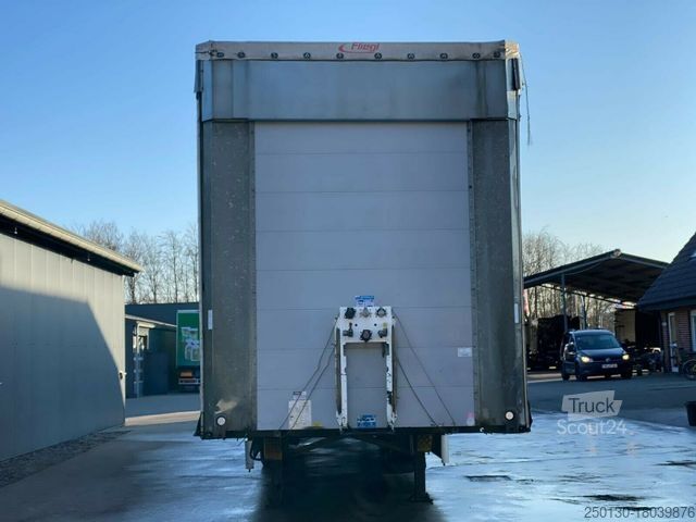 Auflieger mit Pritsche & Plane FLIEGL SDS Mega mit Edscha & Liftachse