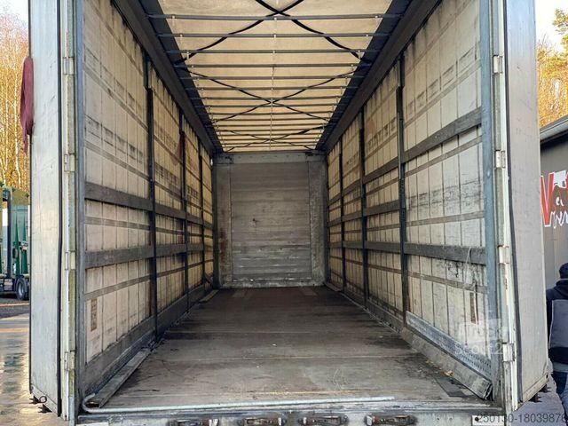 Auflieger mit Pritsche & Plane FLIEGL SDS Mega mit Edscha & Liftachse