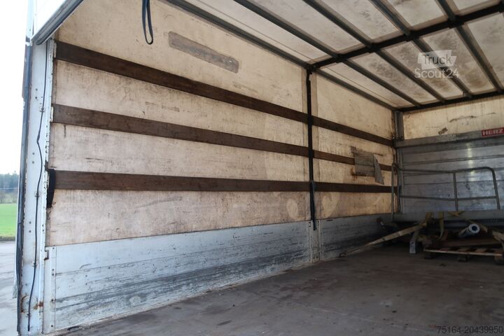 Açık kasa ve brandalı kamyon MAN TGL 8.180 BL Pritsche + Plane