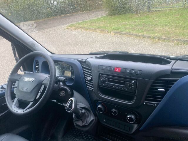 Furgone chiuso IVECO Daily 35C14 Hi-Matic Koffer mit Ladebordwand