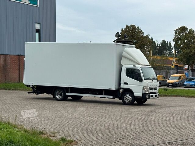 Skåpbil FUSO Canter 7C15 Koffer mit Ladebordwand