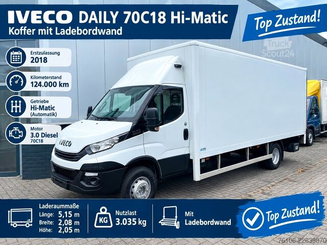 Фургон-будка IVECO Daily 70C18 Hi-Matic Koffer mit LBW*TÜV neu !*