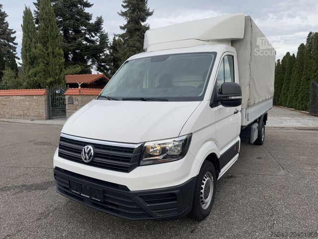 Crafter 3,5t plateau bâché avec climatisation VW Crafter 3,5to. Pritsche/Plane Automatik