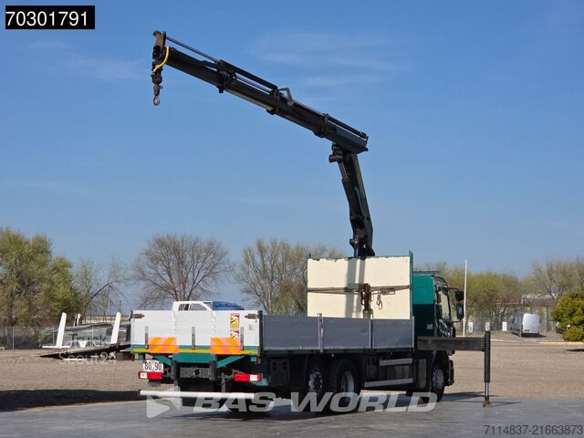 Nyitott rakodótér Renault Premium 380 6X2 Grúa Palfinger PK20002 + Eje El...