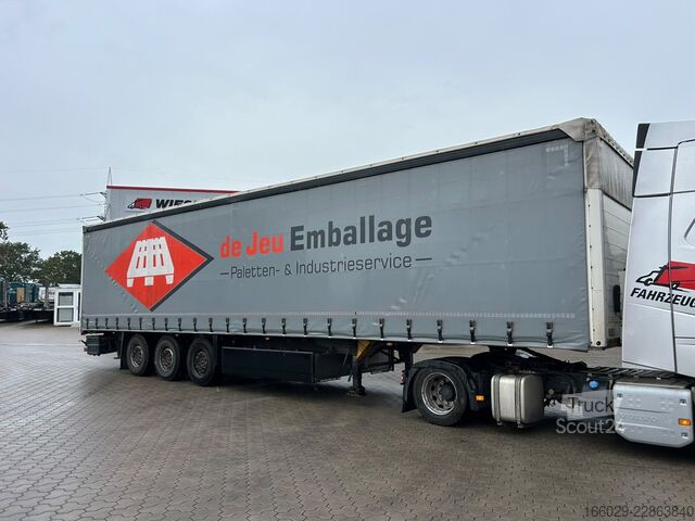 Öppen semitrailer med kapell SCHMITZ CARGOBULL SCS 24/L-13 Schiebeplanen Auflieger