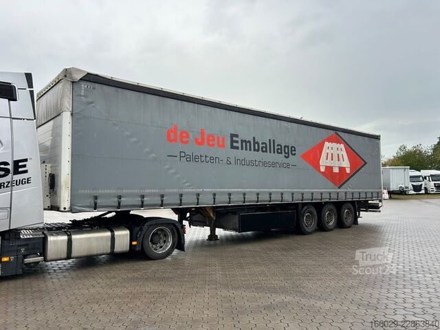 Öppen semitrailer med kapell SCHMITZ CARGOBULL SCS 24/L-13 Schiebeplanen Auflieger