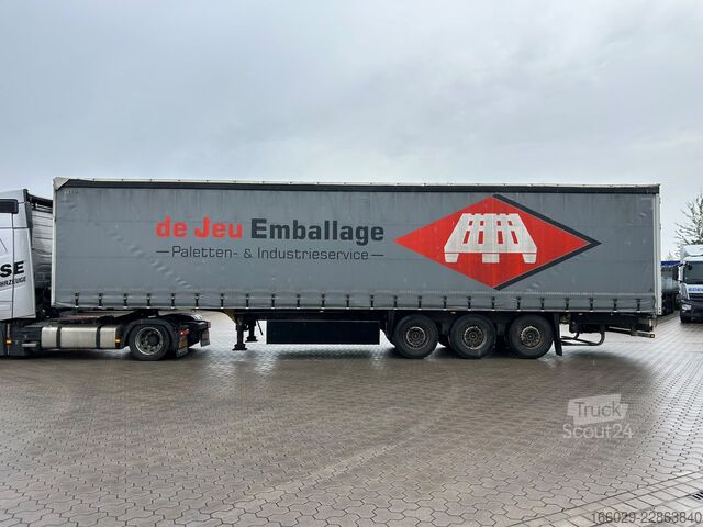 Öppen semitrailer med kapell SCHMITZ CARGOBULL SCS 24/L-13 Schiebeplanen Auflieger