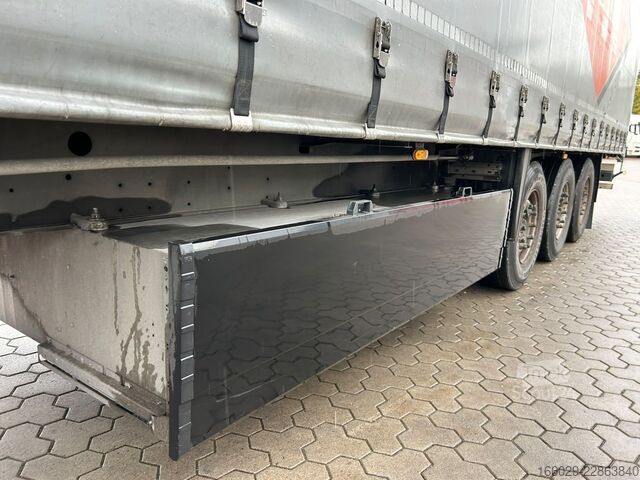 Öppen semitrailer med kapell SCHMITZ CARGOBULL SCS 24/L-13 Schiebeplanen Auflieger