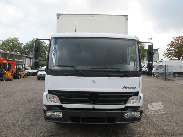 Camion caisson MERCEDES-BENZ Atego 1018*Maxi-Koffer 6.97m*LBW*Klima*98117Km*