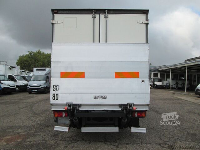 Camion caisson MERCEDES-BENZ Atego 1018*Maxi-Koffer 6.97m*LBW*Klima*98117Km*