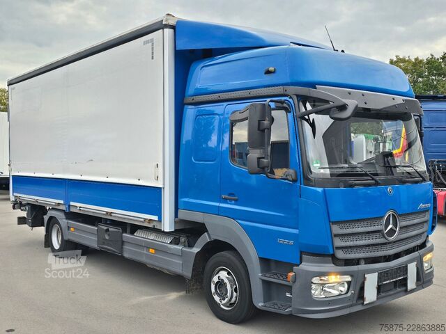 Plattewagen met zeil MERCEDES-BENZ Atego 1223 EURO 6 D *Klima*Standheiz.*LBW 1.5 to