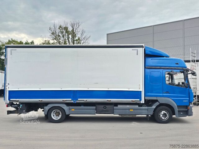 Plattewagen met zeil MERCEDES-BENZ Atego 1223 EURO 6 D *Klima*Standheiz.*LBW 1.5 to