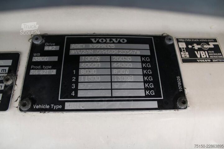 Vakio vetoauto VOLVO FH 420 4x2 BL GlobeXL Kompressor Nr: 347