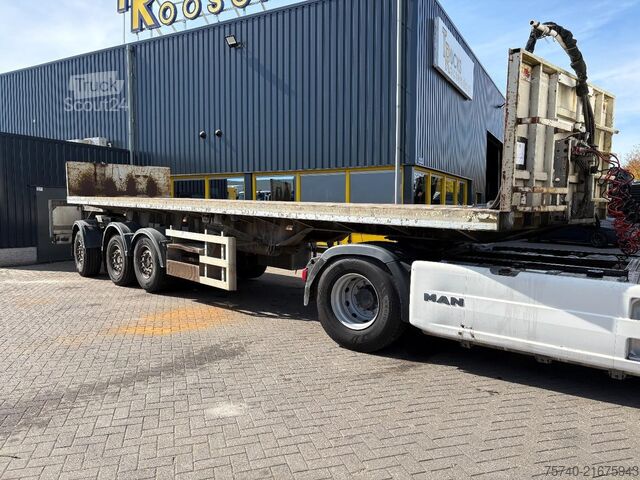 Platform römorku SYSTEM TRAILER LPRS24 3X AXLES STEERING + HEAVY DUTY + SAF AXLE
