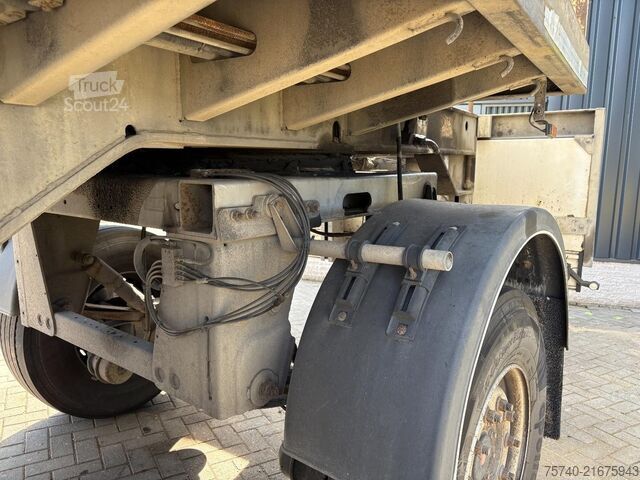 Plataforma remolque SYSTEM TRAILER LPRS24 3X AXLES STEERING + HEAVY DUTY + SAF AXLE