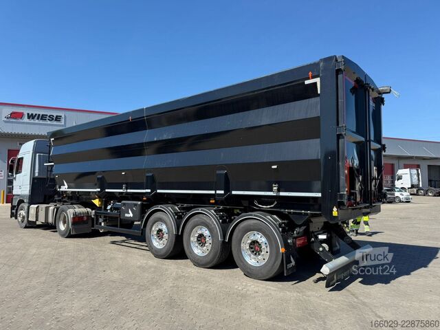 Polpriklopnik kiper STAS Ferrostar Stahlmulde 55 m³ Hardox Top-Zustand