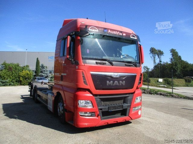 Maināms virsbūves kravas automobilis MAN TGX 26.440, Retarder, Schalter, Motorschaden