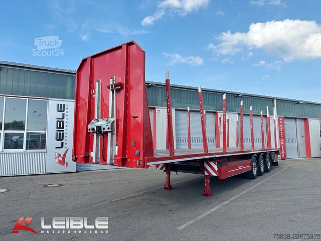 Munkaállvány félpótkocsi SCHWARZMÜLLER S1*Holzrungen & Plattform*Liftachse*SAF-Achsen*