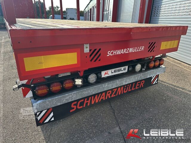 Rönkhordó félpótkocsi SCHWARZMÜLLER S1*Holzrungen & Plattform*Liftachse*SAF-Achsen*