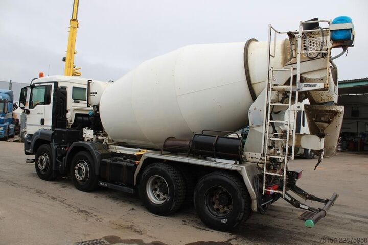 Автобетоносмеситель MAN TGS 32.420 8x4 BB - STETTER 9 m³ - Nr.: 600