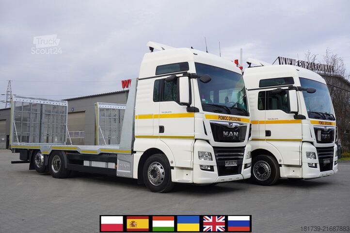 Autocamion cu macara / 2 unități MAN TGX 26.470 tow truck / NEW galvanized