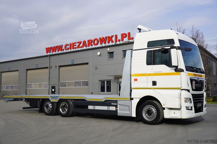 Autocamion cu macara / 2 unități MAN TGX 26.470 tow truck / NEW galvanized