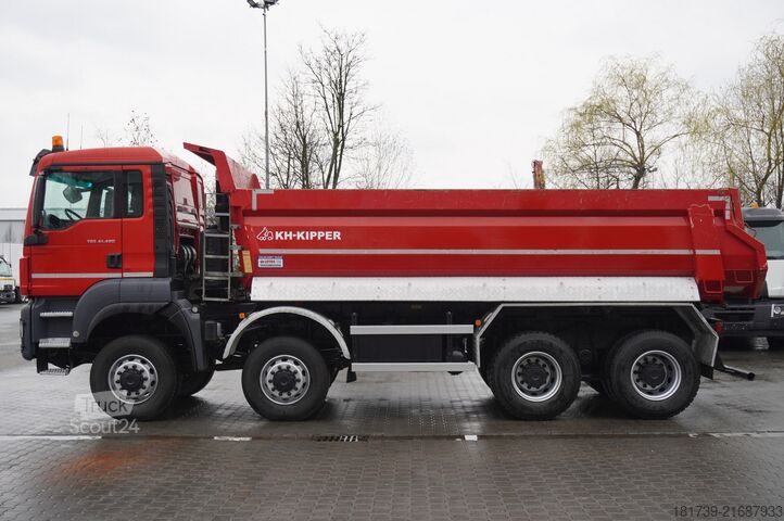 Basculantă MAN TGS 41.480 8x8 E6 / KH-Kipper tipper