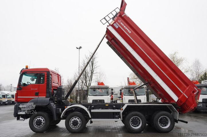 Basculantă MAN TGS 41.480 8x8 E6 / KH-Kipper tipper