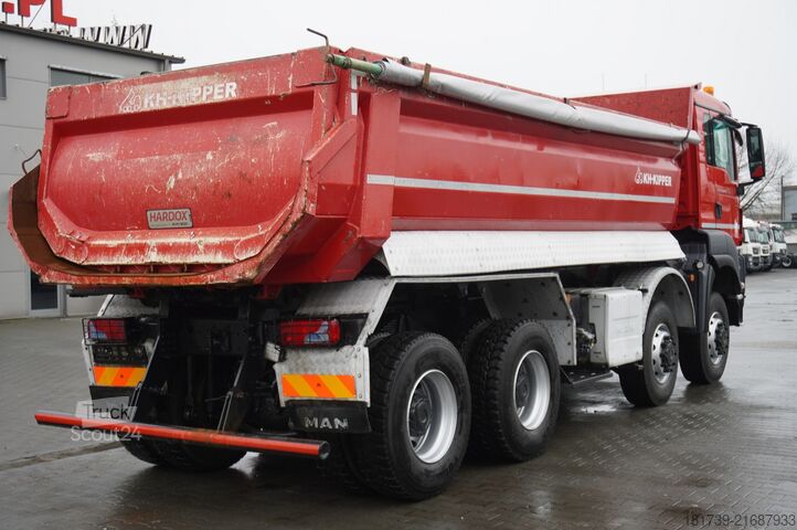Basculantă MAN TGS 41.480 8x8 E6 / KH-Kipper tipper