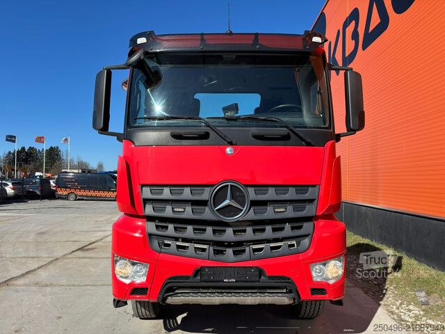 Važiuoklės kabina Mercedes-Benz Arocs 4142 8x4 PTO / FULL STEEL / CHASSIS L=735...