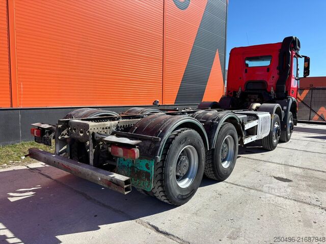 Važiuoklės kabina Mercedes-Benz Arocs 4142 8x4 PTO / FULL STEEL / CHASSIS L=735...