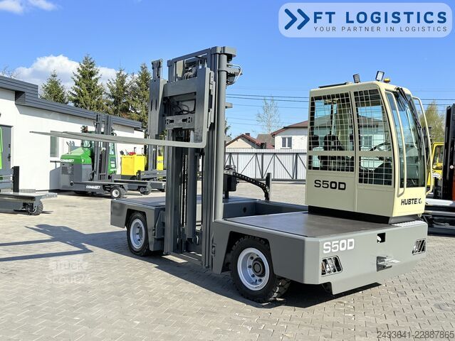 Stivuitor lateral Hubtex S50D TRIPLEX 6300 FREE-LIFT PLATFORM1600
