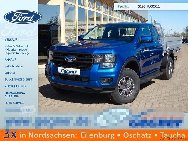 Autoutilitară basculantă FORD Ranger 2.0 XLT ExtraKab 4x4 WiPa AHK 3-S.-Kipper