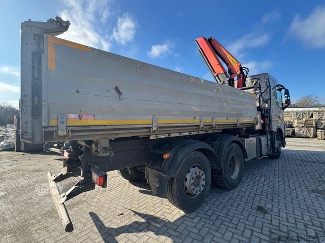 Dreiseitenkipper LKW VOLVO Meiler 3 Seiten Kipper/Palfinger PK 17.001 SLD