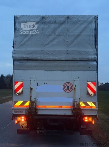 Platós teherautó ponyvával MAN TGM 12.290