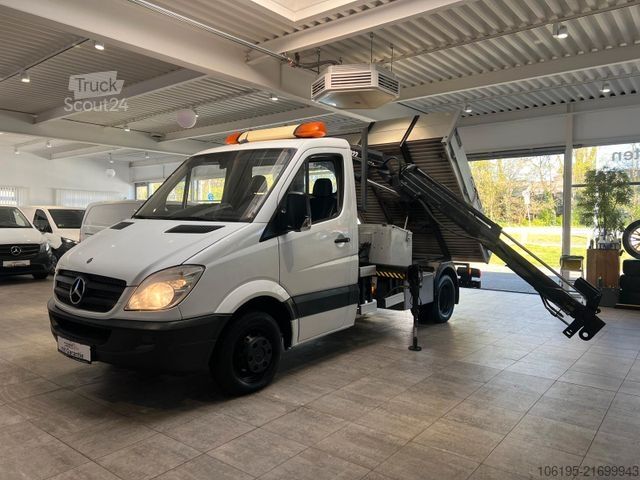 Autokranwagen MERCEDES-BENZ Sprinter Kipper + HIAB Kran * Zul-Ges=3.500kg+