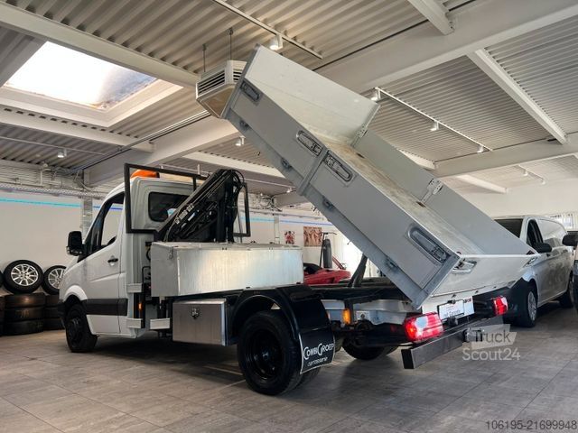 Transporter mit Kipper MERCEDES-BENZ Sprinter Kipper + HIAB Kran * Zul-Ges=3.500kg+