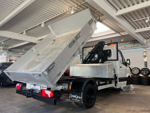 Transporter mit Kipper MERCEDES-BENZ Sprinter Kipper + HIAB Kran * Zul-Ges=3.500kg+