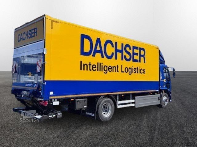 LKW mit Kofferaufbau DAF XB190 FA Electric, 18t Plywood Koffer, LBW,
